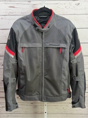 Fieldsheer Moto Morph Men's Off-Road Motorcycle Jacket Gunmetal Gray Size Large